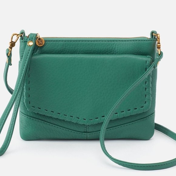 NWT New Hobo Stroll Convertible Crossbody Garden Green Retired Rare
